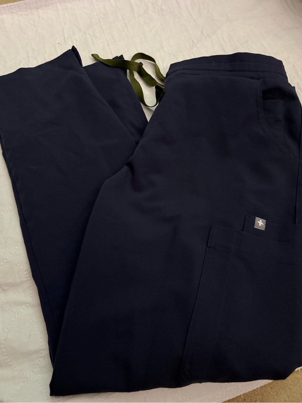 Figs Quiet Navy Yola with Utility Pocket